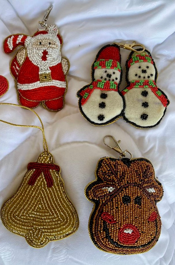 Set of Four Christmas Charms