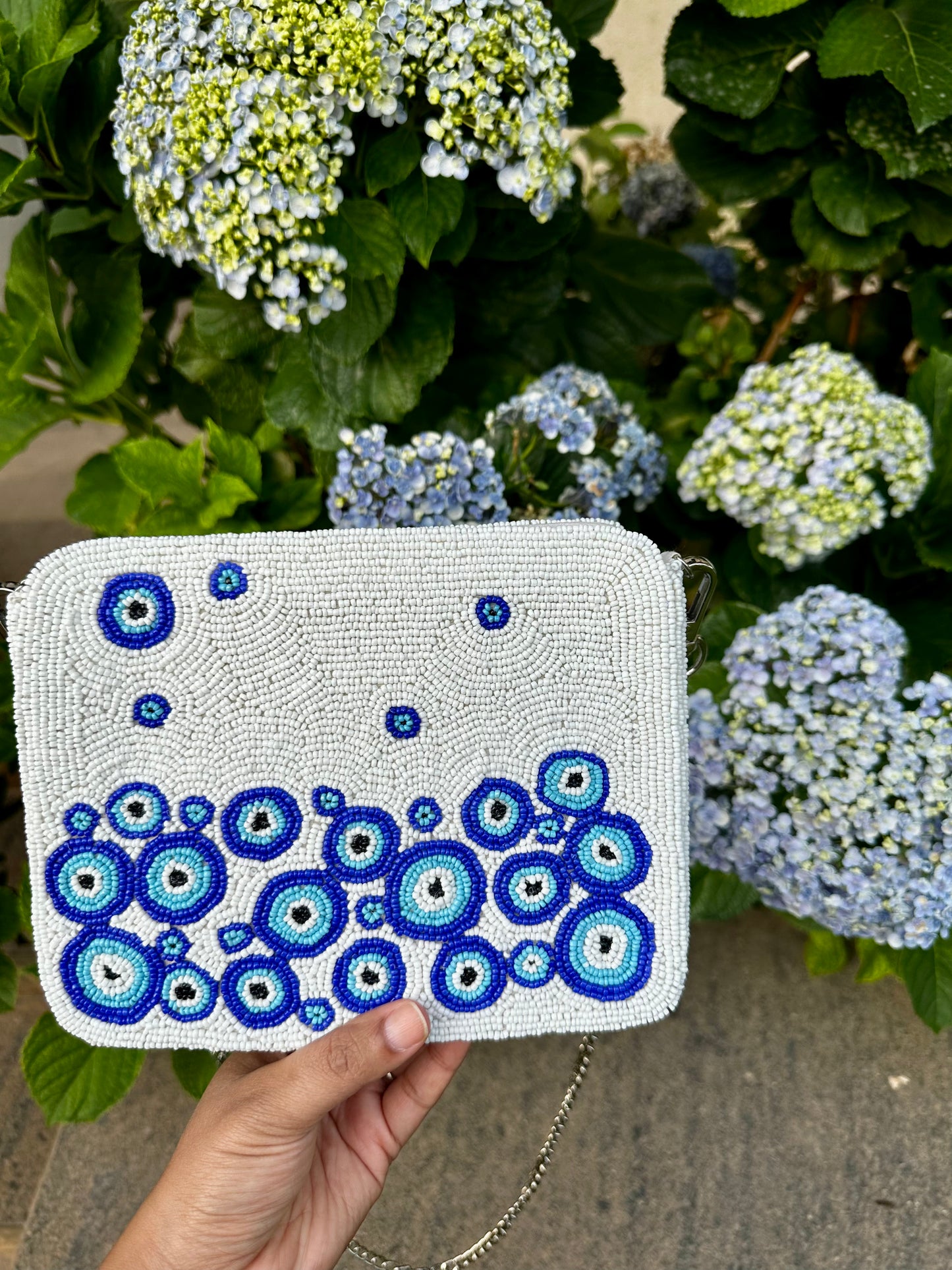 Paros Evil Eye Clutch Bag