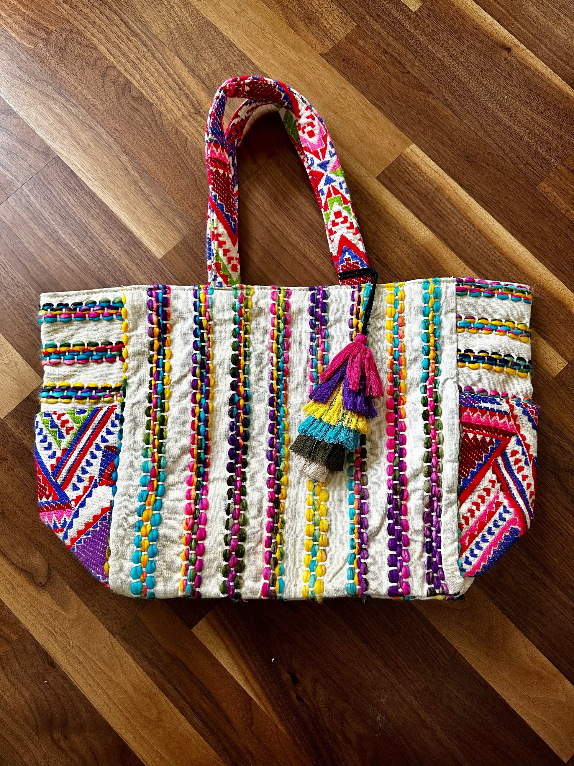 Fitoori Banjaaran's Cotton Handloom Tote Bag