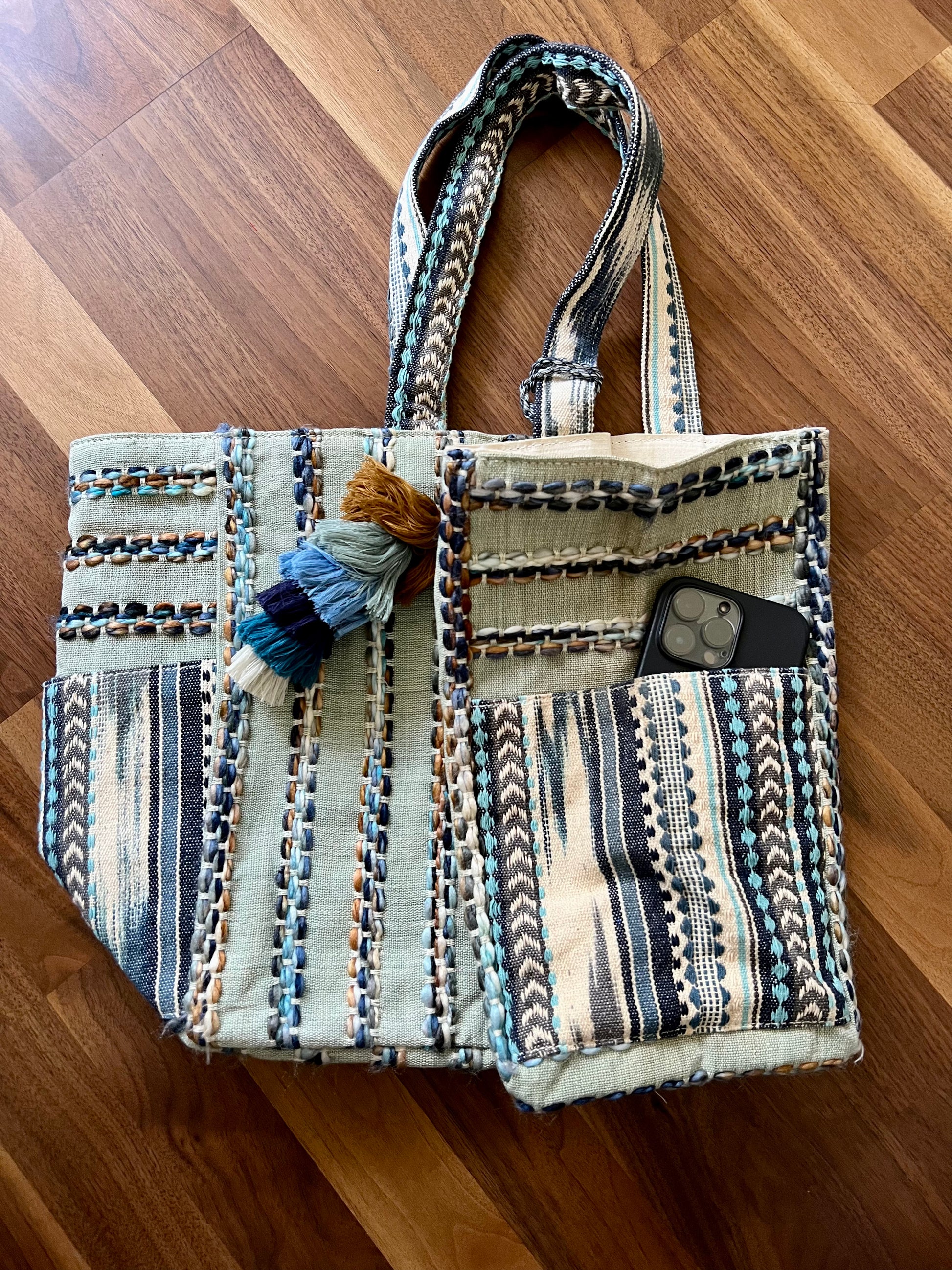 Fitoori Banjaaran's Cotton Handloom Tote Bag