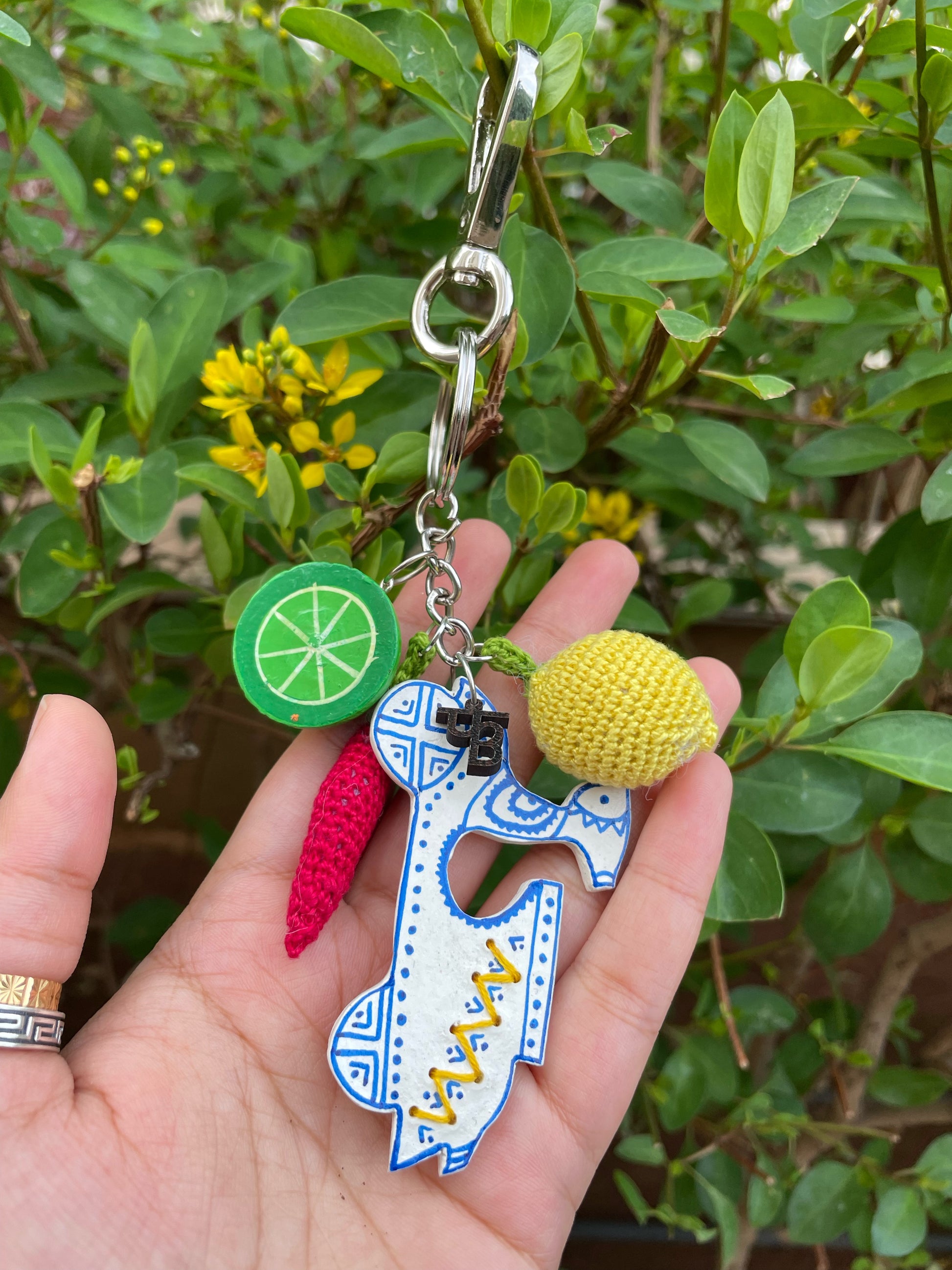 Fitoori x Kai Positano Vespa Bag Charm and Keychain